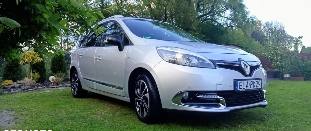 Renault Grand Scenic cena 40900 przebieg: 123000, rok produkcji 2015 z Łask małe 466
